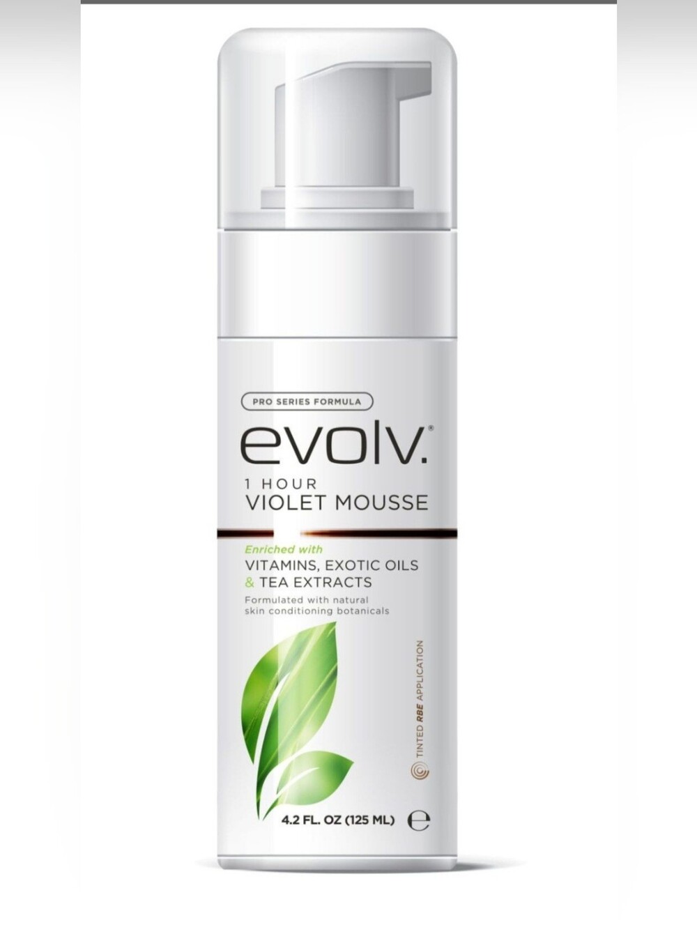 Evolv 1 Hour Self-Tanning Violet Mouse 4.2 oz, with Tan Mitt